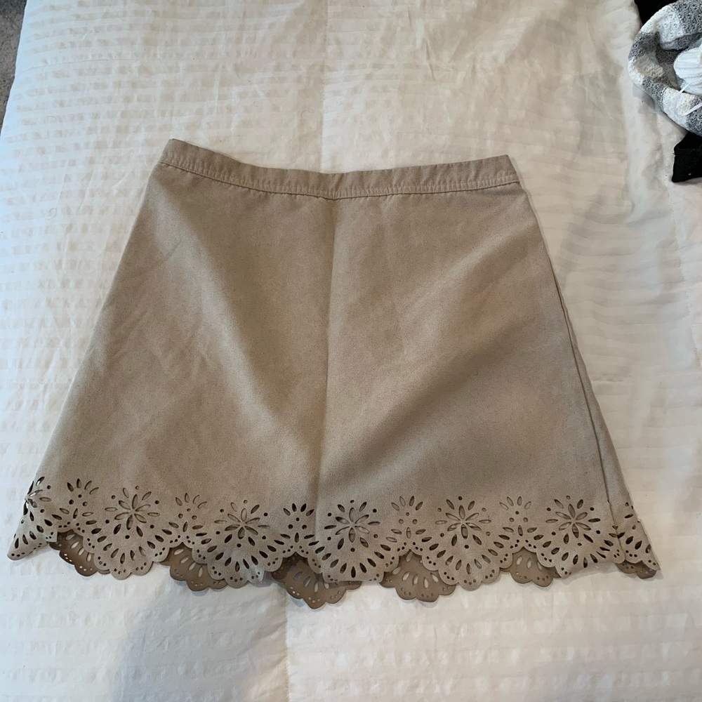 Hollister Tan/Khaki Skirt